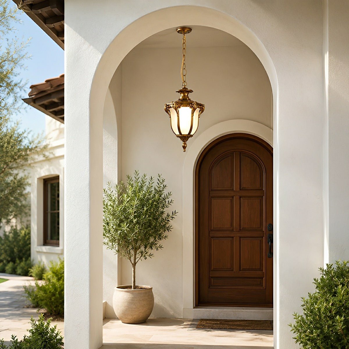 Dimmable Estate Coach Outdoor Pendant Light - Pulens
