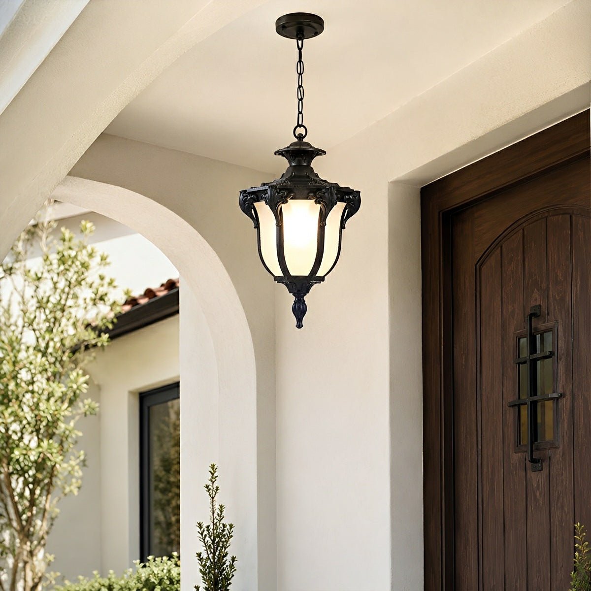 Dimmable Estate Coach Outdoor Pendant Light - Pulens