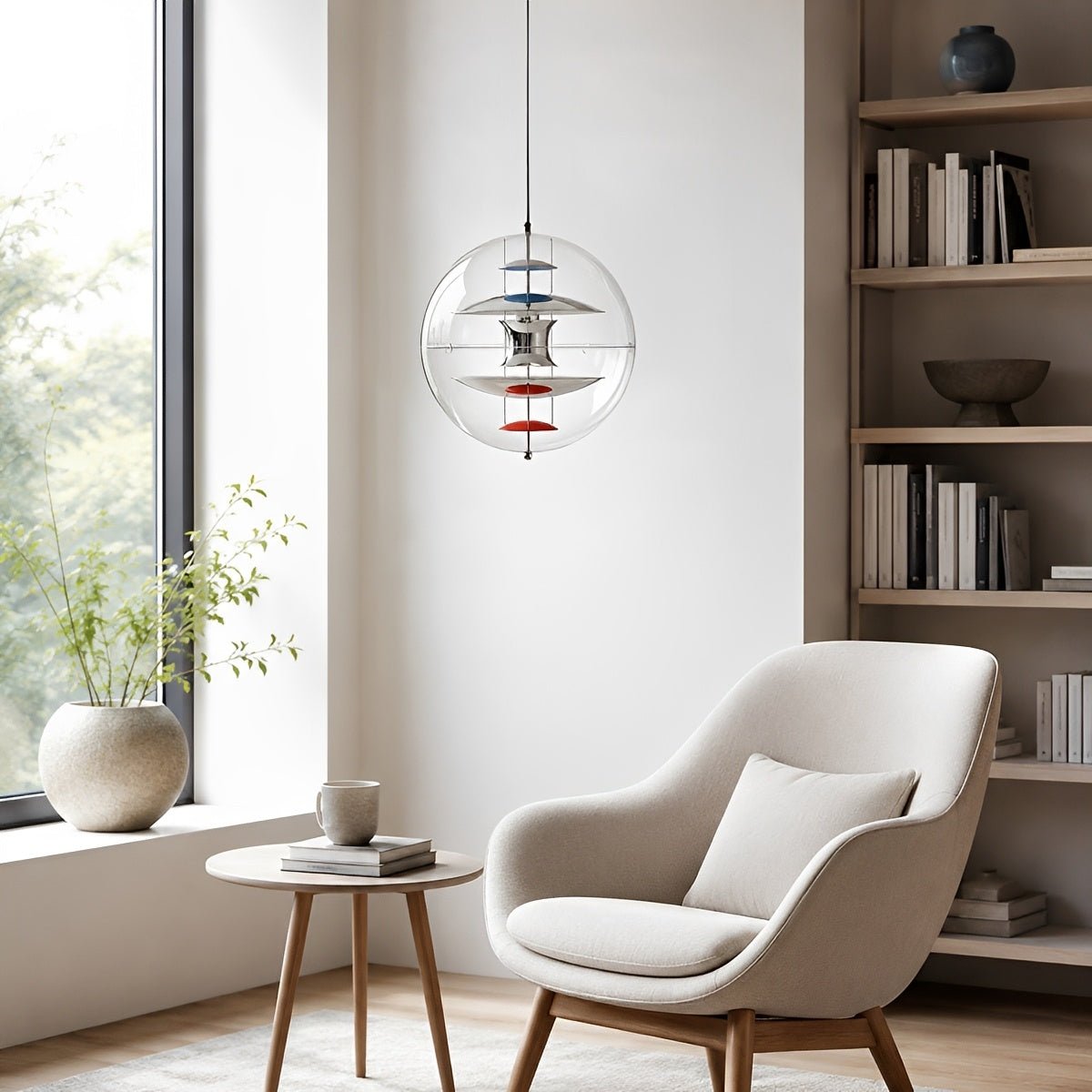 Dimmable Modern Orb Globe Pendant Light - Pulens