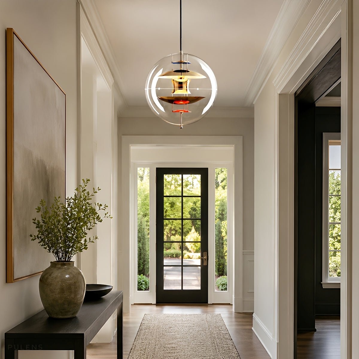 Dimmable Modern Orb Globe Pendant Light - Pulens