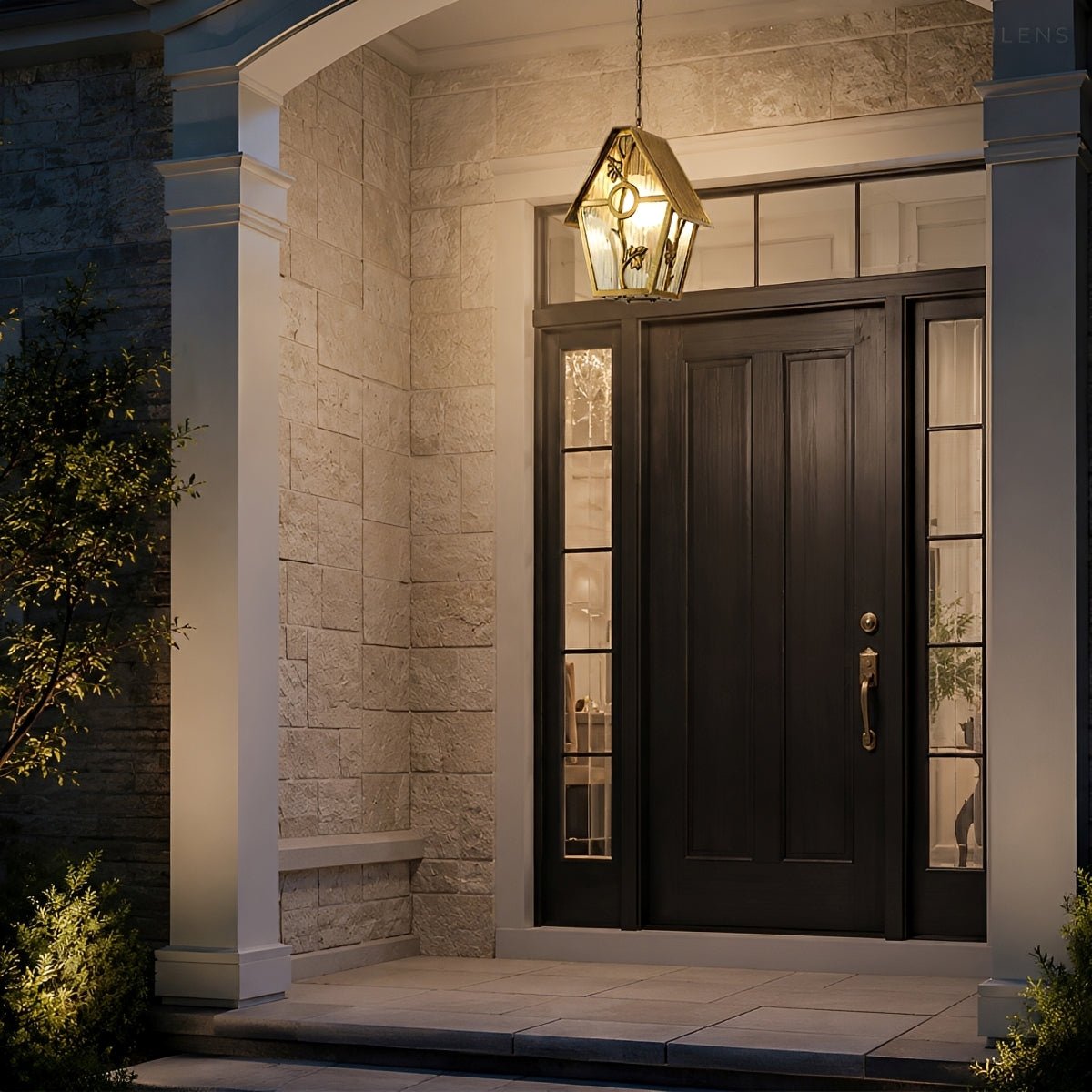 Dimmable Cottage Outdoor Pendant Light - Pulens