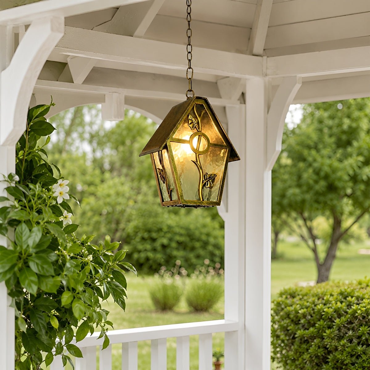 Dimmable Cottage Outdoor Pendant Light - Pulens