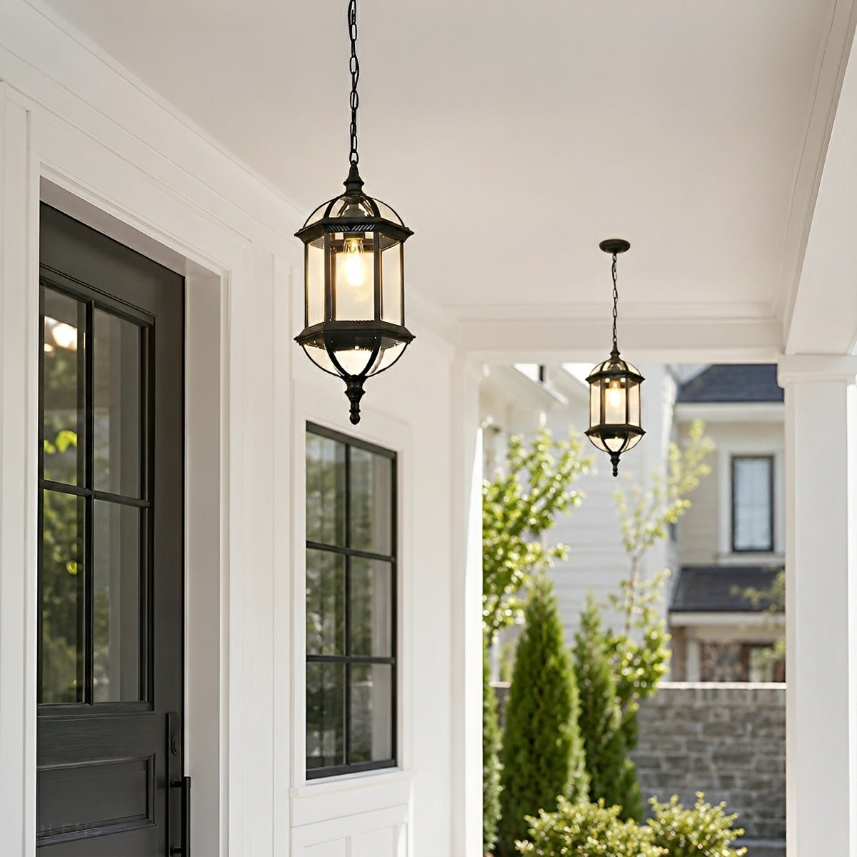 Dimmable Open Cage Outdoor Pendant Light - Pulens