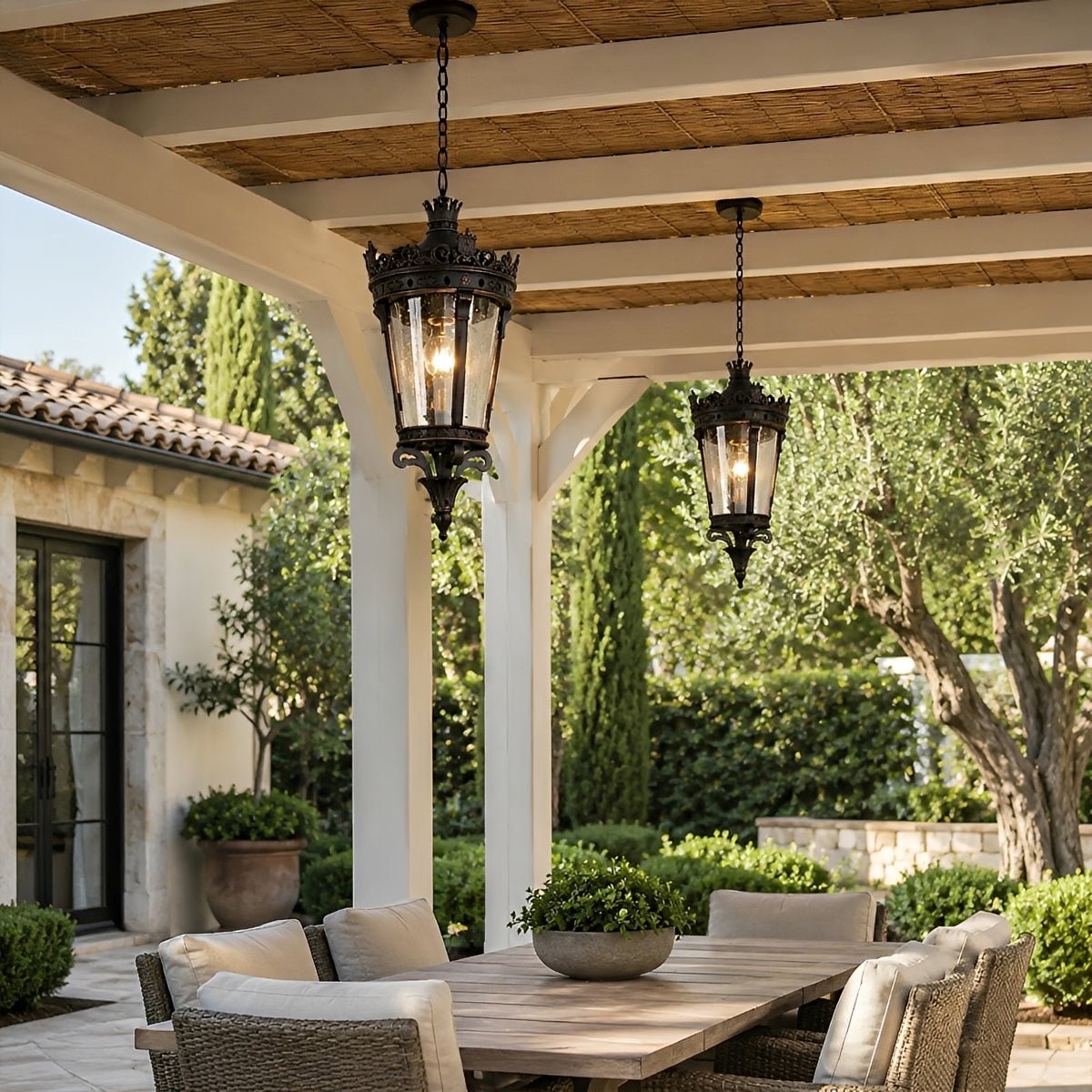 Dimmable European Castle Outdoor Pendant Light - Pulens