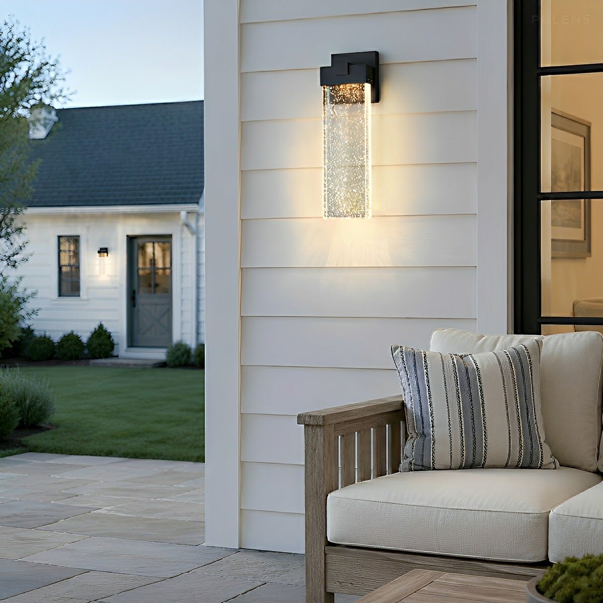 Modern Dimmable Crystal Bubble Outdoor Wall Light - Pulens