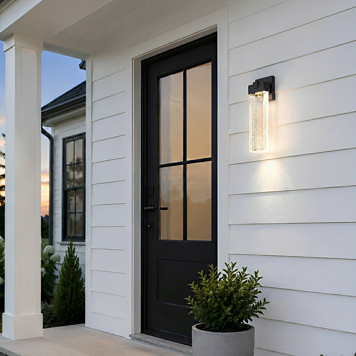 Modern Dimmable Crystal Bubble Outdoor Wall Light - Pulens