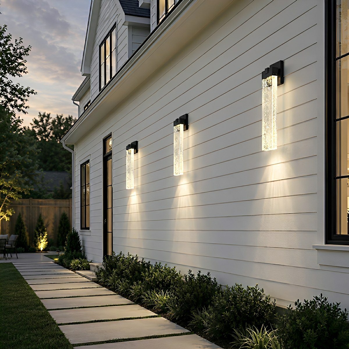 Modern Dimmable Crystal Bubble Outdoor Wall Light - Pulens