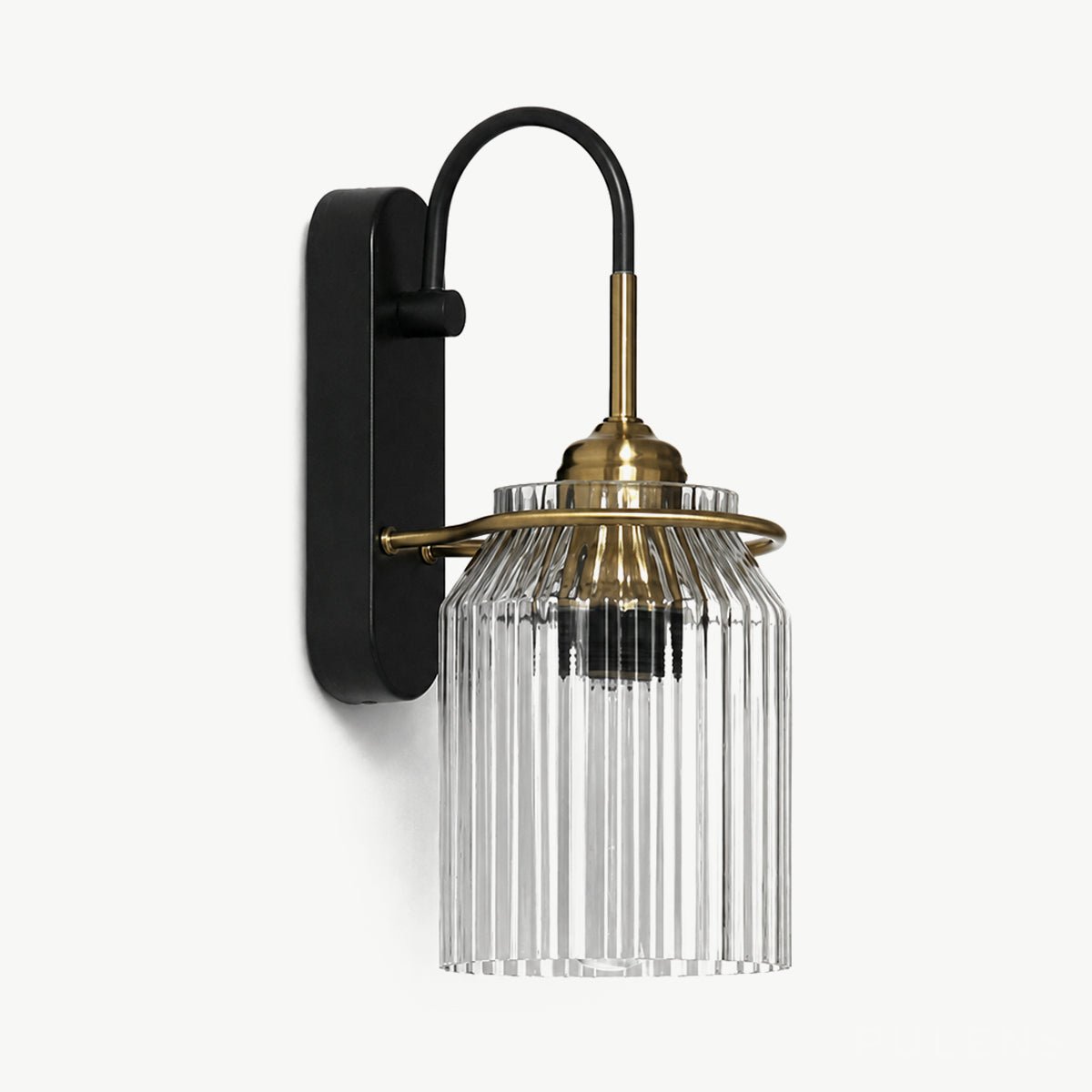 Dimmable Modern Fluted Glass Wall Sconce - Pulens