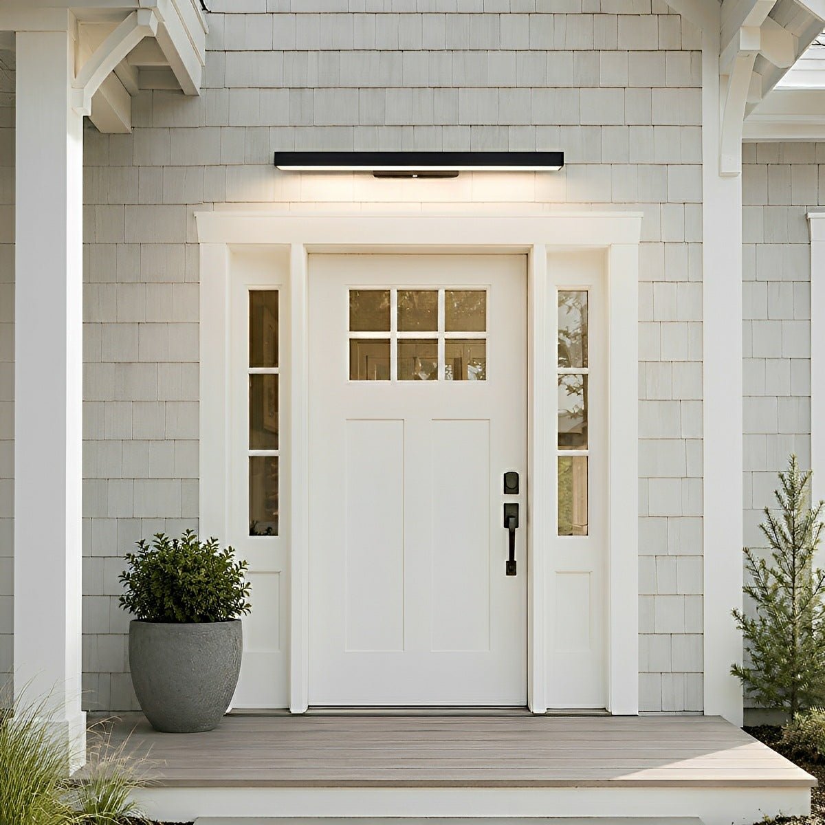 Dimmable Modern Sleek Linear Outdoor Wall Light - Pulens