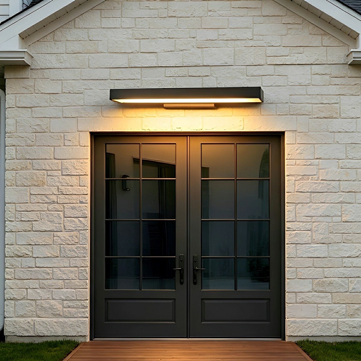 Dimmable Modern Sleek Linear Outdoor Wall Light - Pulens