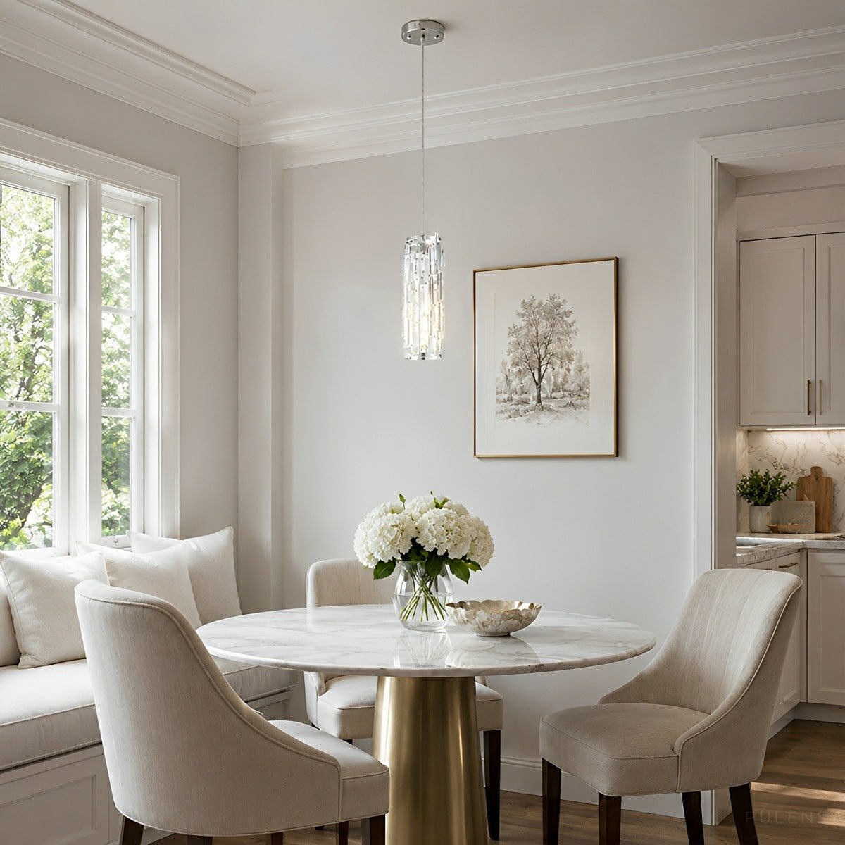 Dimmable Cascade Crystal Pendant Chandelier - Pulens