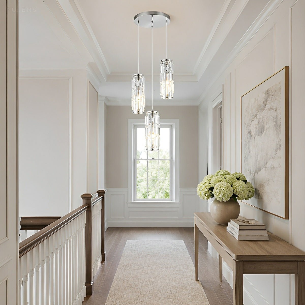 Dimmable Cascade Crystal Pendant Chandelier - Pulens