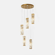 Dimmable Cascade Crystal Pendant Chandelier - Pulens