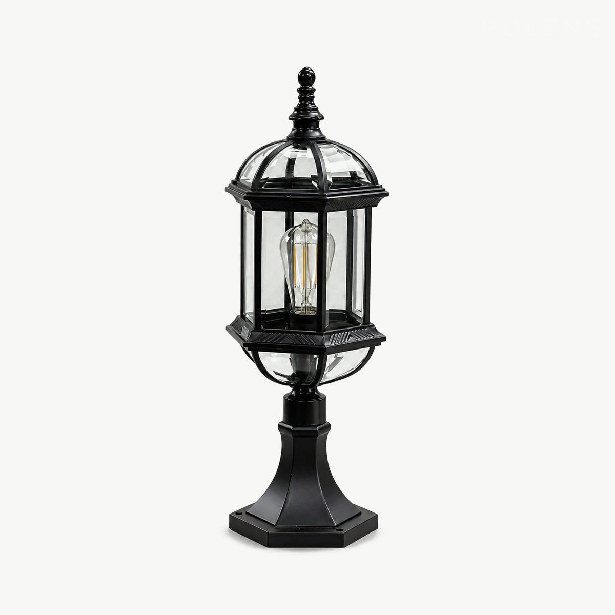 Dimmable Coach Lantern Outdoor Post Light - Pulens