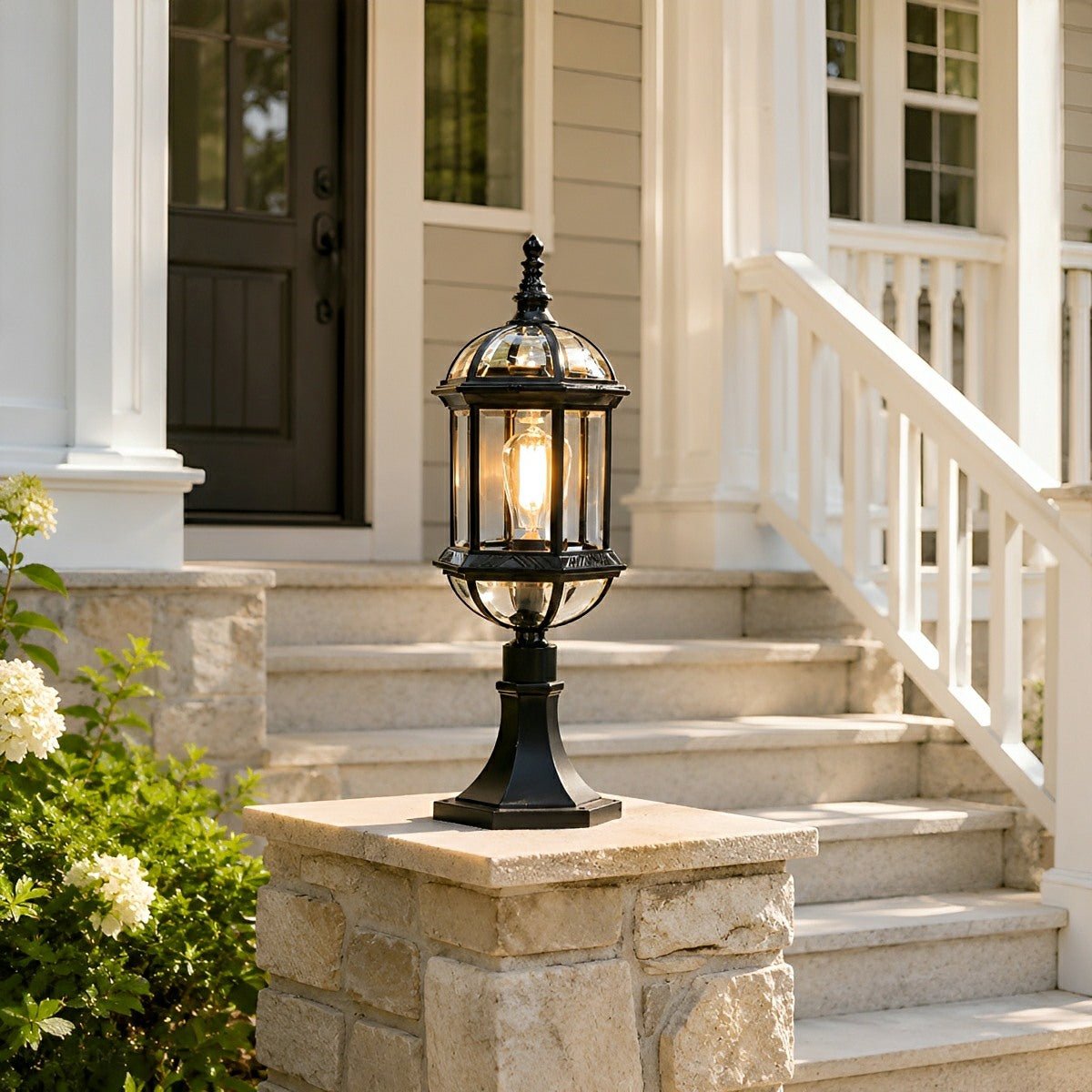 Dimmable Coach Lantern Outdoor Post Light - Pulens