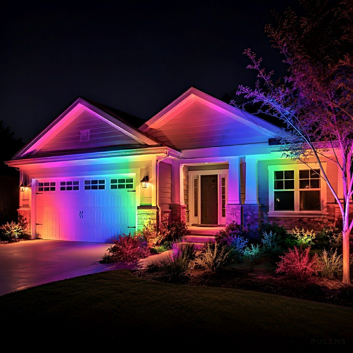 RGB LED Landscape Spot Light Outdoor Waterproof Tree Light - Pulens