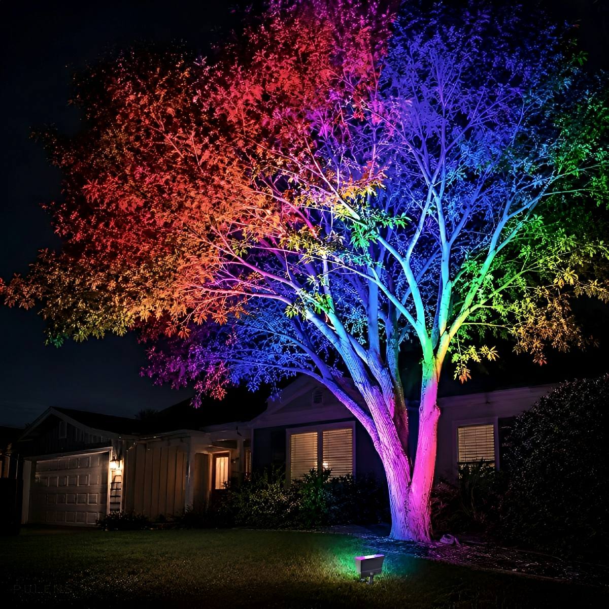 RGB LED Landscape Spot Light Outdoor Waterproof Tree Light - Pulens