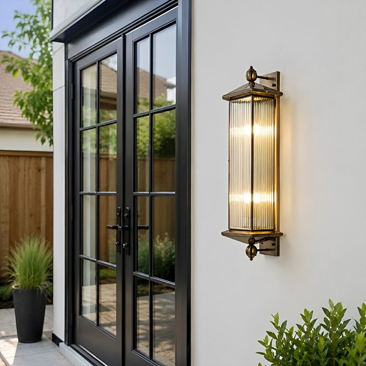 Dimmable Copper Outdoor Wall Lights - Pulens