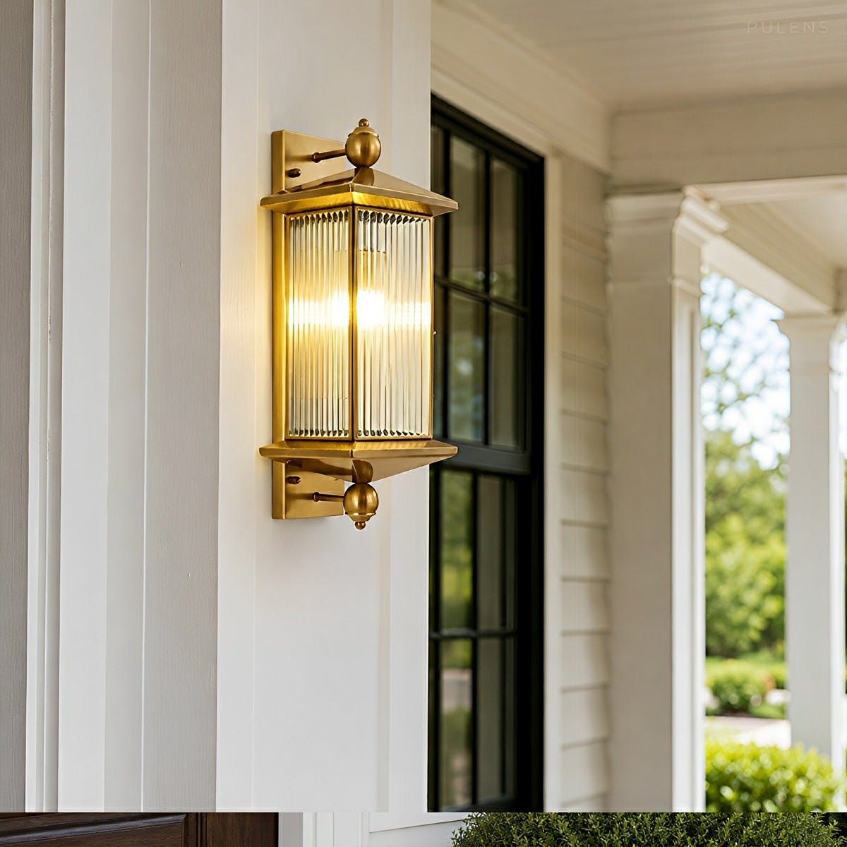 Dimmable Copper Outdoor Wall Lights - Pulens