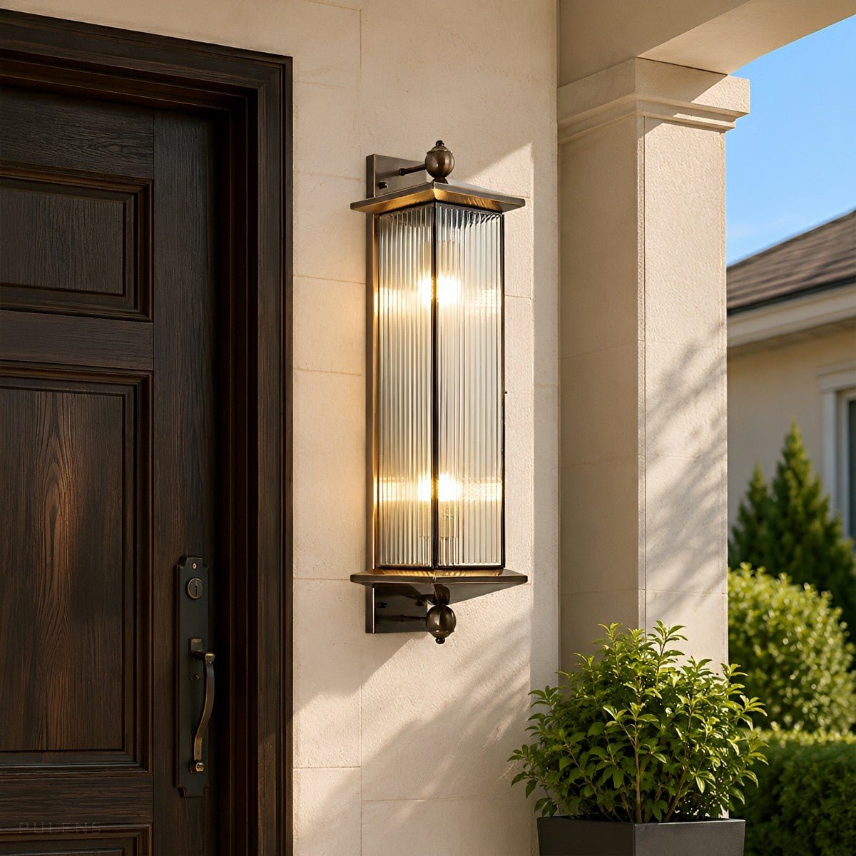 Dimmable Copper Outdoor Wall Lights - Pulens