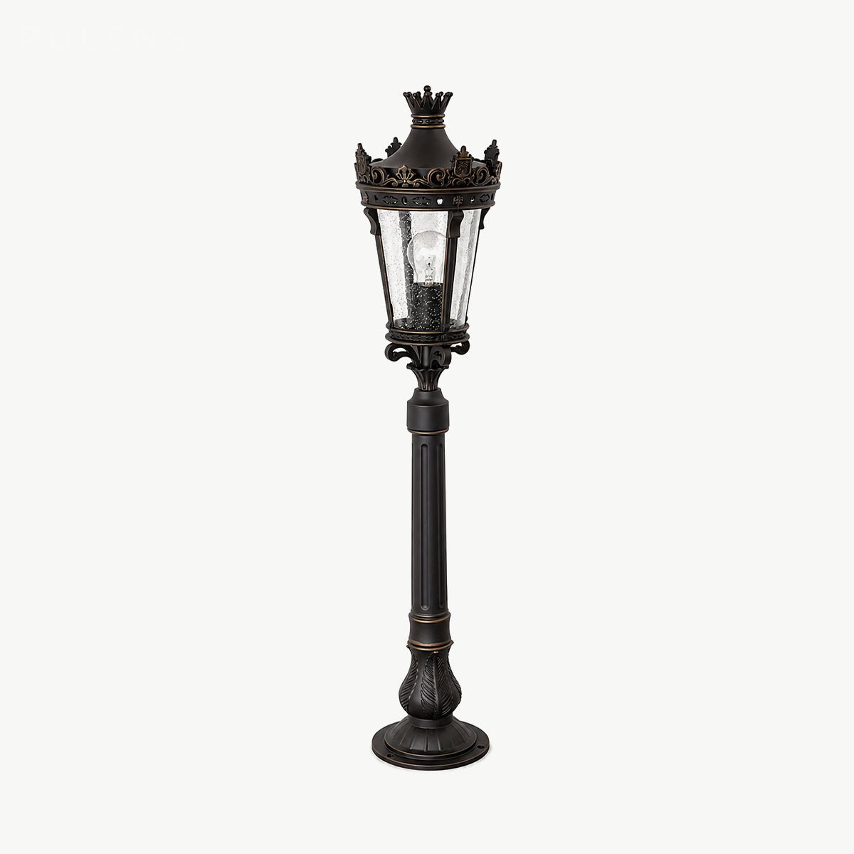 Dimmable Victorian Path Light Outdoor Bollard Light - Pulens