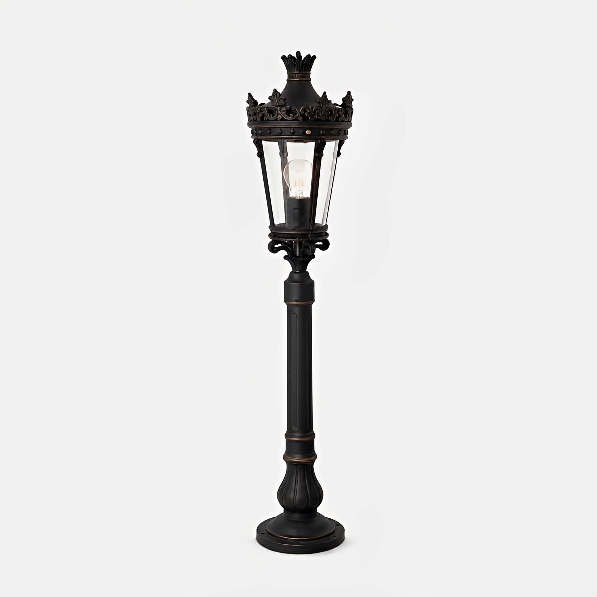 Dimmable Victorian Path Light Outdoor Bollard Light - Pulens