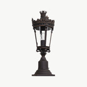 Dimmable Crown Castle Lantern Outdoor Post Light - Pulens