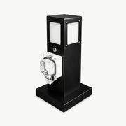 Steel Outdoor Waterproof Pathway Lights with GFCI-Protected Outlet - Pulens