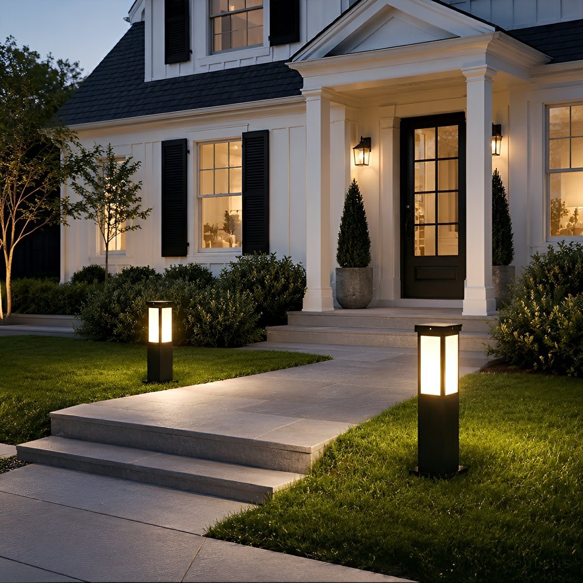 Dimmable Modern Bollard Path Light - Pulens
