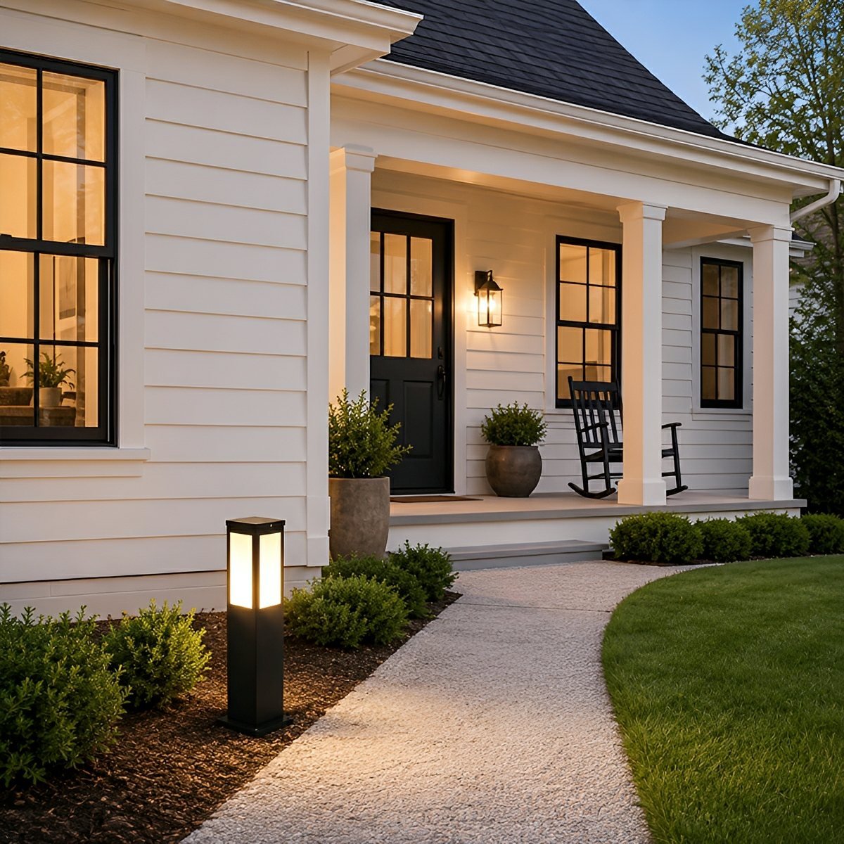 Dimmable Modern Bollard Path Light - Pulens