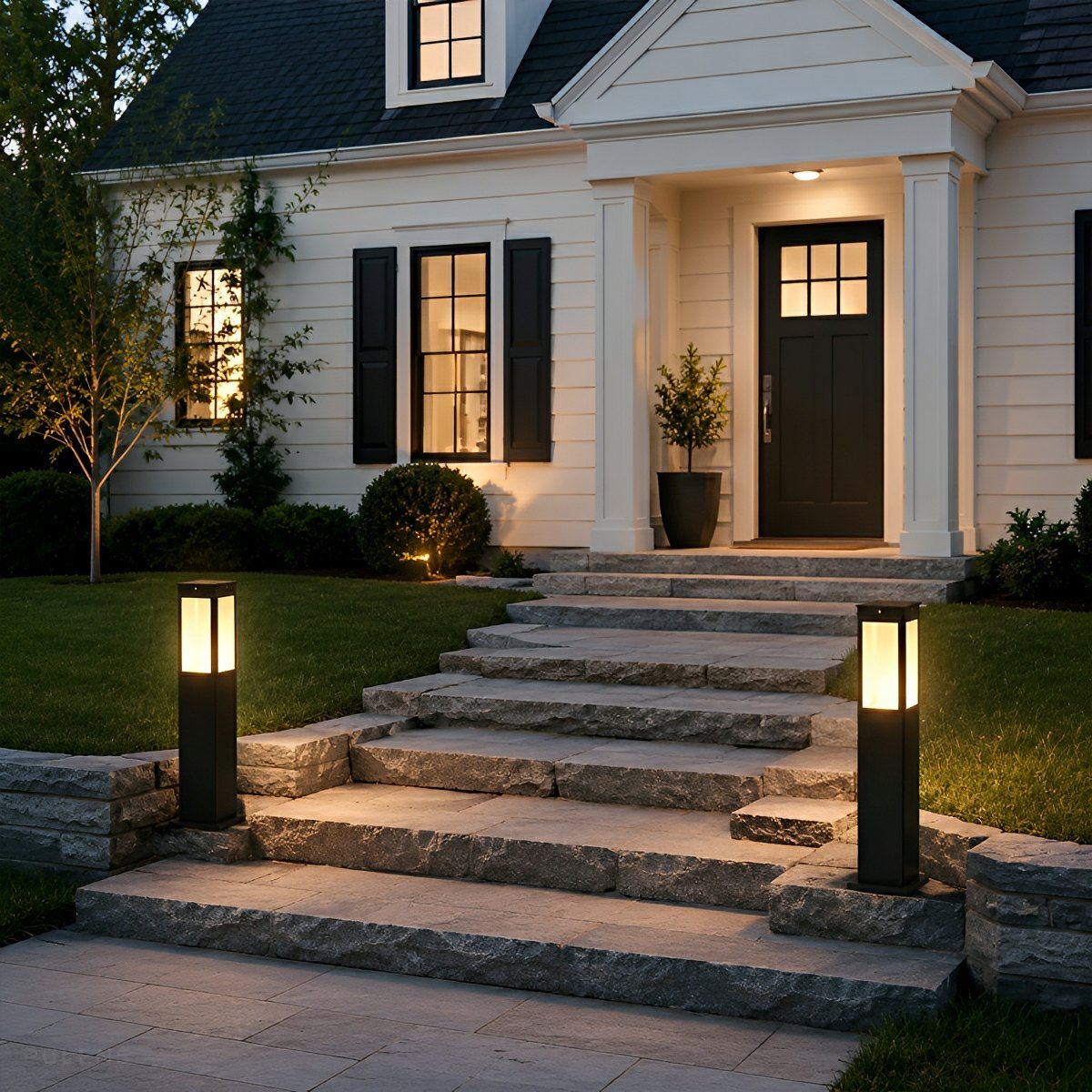 Dimmable Modern Bollard Path Light - Pulens