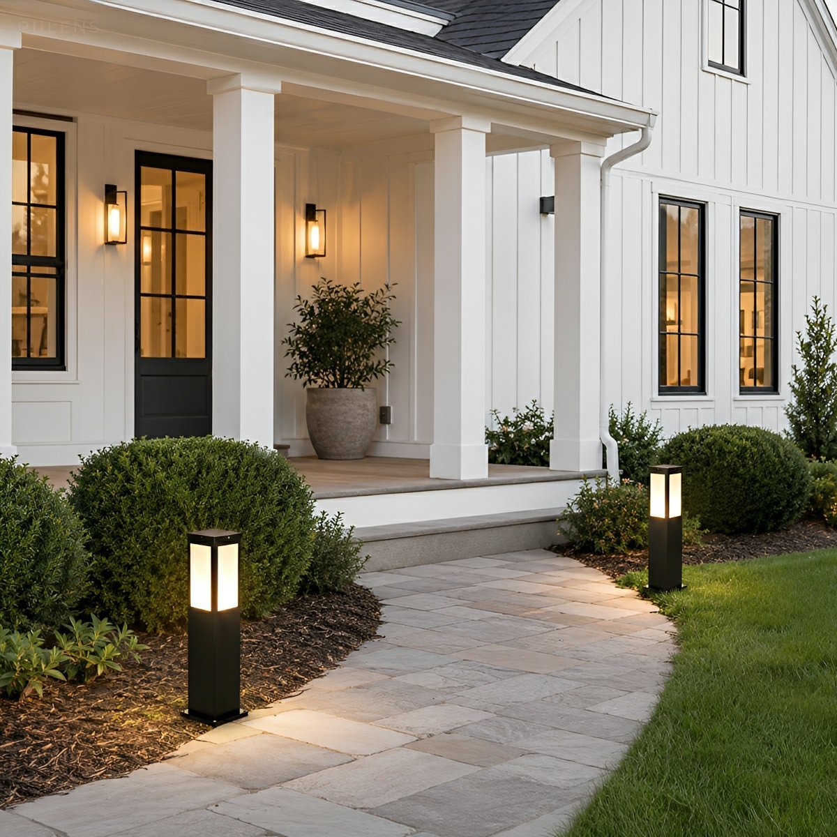 Dimmable Modern Bollard Path Light - Pulens