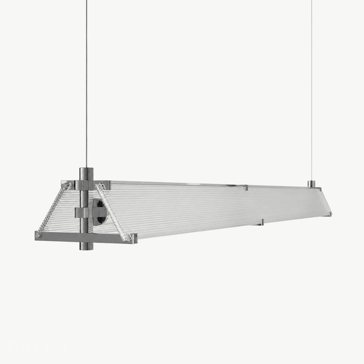 Modern Metal LED Pendant Light – Minimalist Linear Design - Pulens
