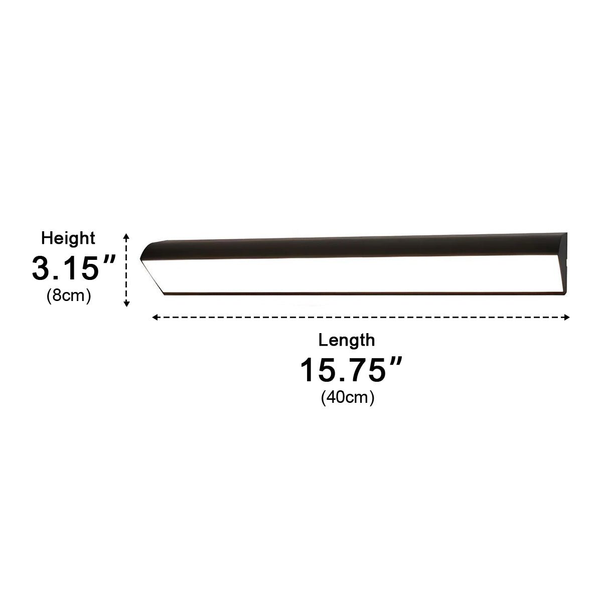Waterproof Outdoor Modern Linear LED Outdoor Wall Light - Pulens
