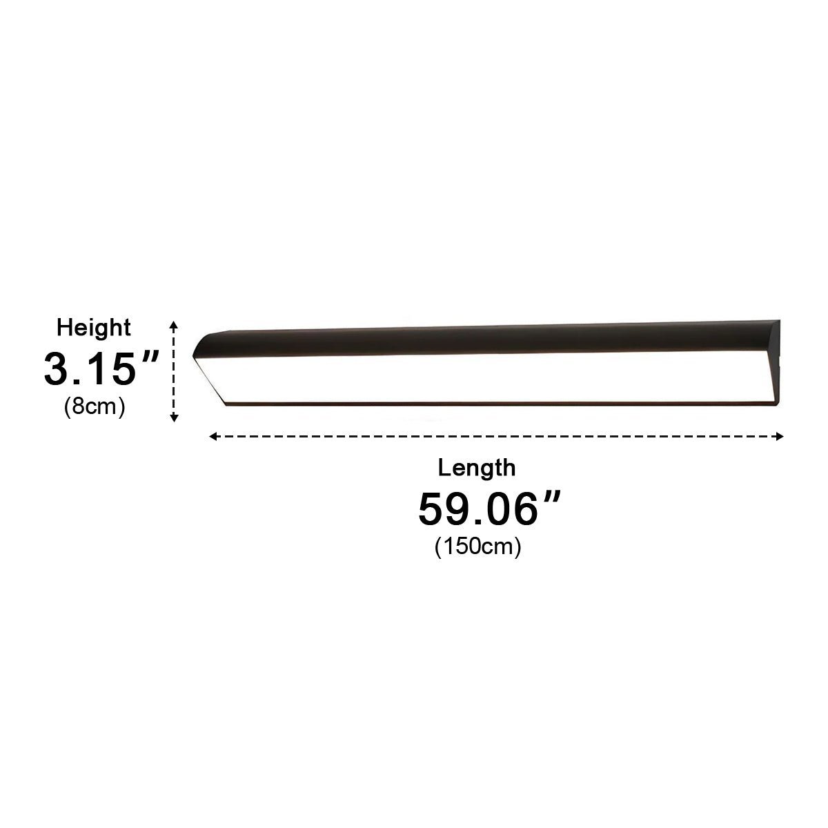 Waterproof Outdoor Modern Linear LED Outdoor Wall Light - Pulens