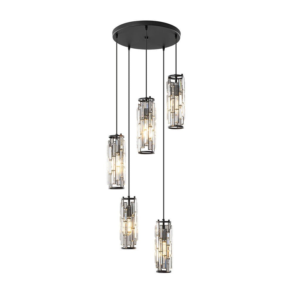 Dimmable Cascade Crystal Pendant Chandelier - Pulens