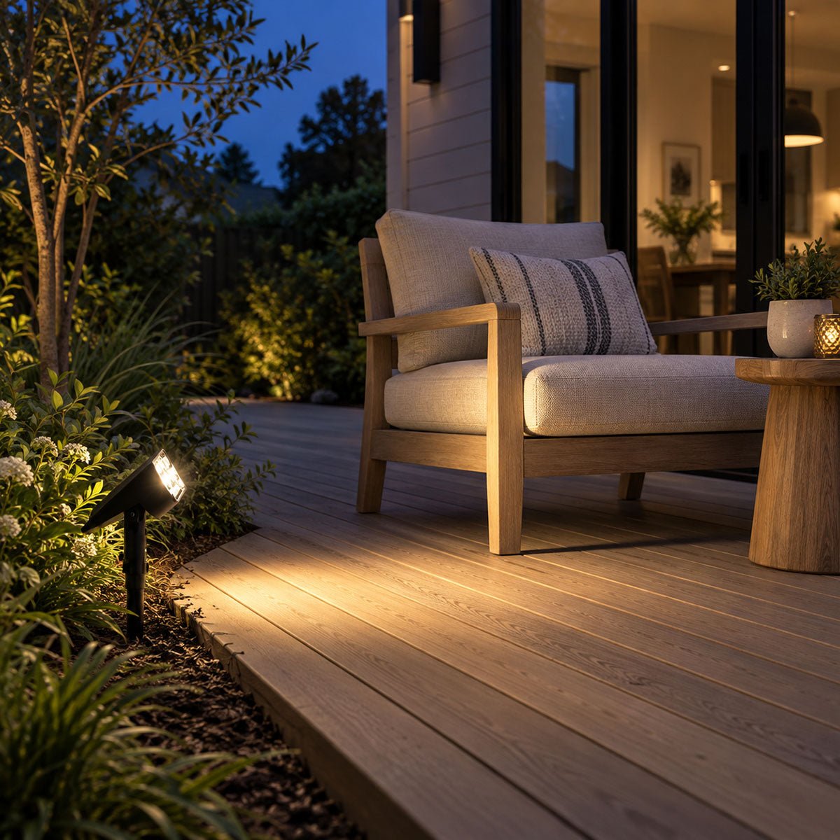Waterproof Modern Solar LED Tree Spotlight Landscape Lighting - Pulens