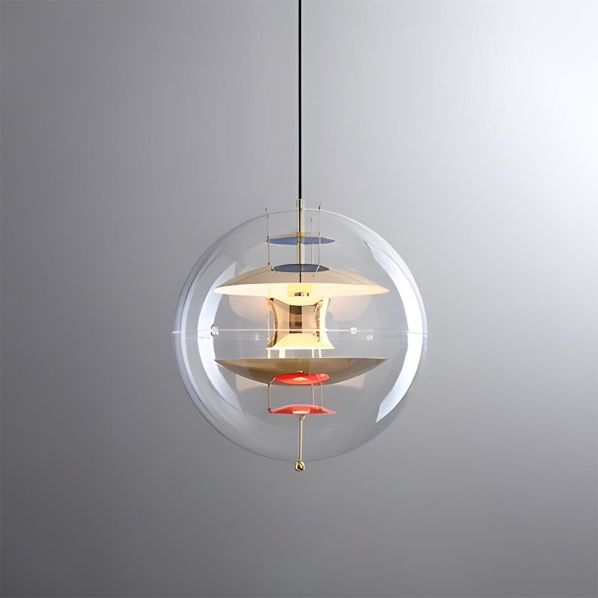 Dimmable Modern Orb Globe Pendant Light - Pulens