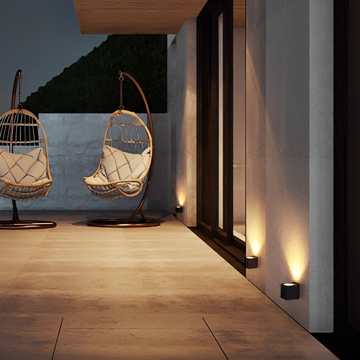 Waterproof Modern Rectangular LED Outdoor Wall Light - Pulens