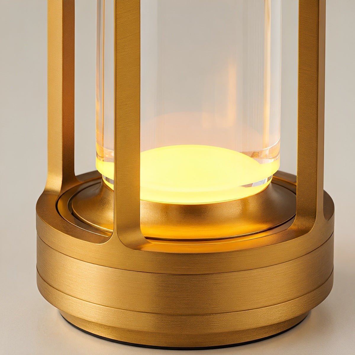 Portable Lantern Cage Table Lamp with Touch Dimming - Pulens