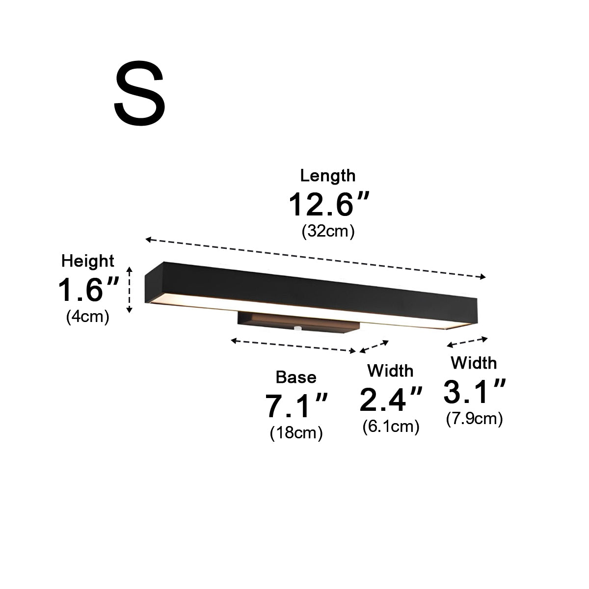Dimmable Modern Sleek Linear Outdoor Wall Light - Pulens