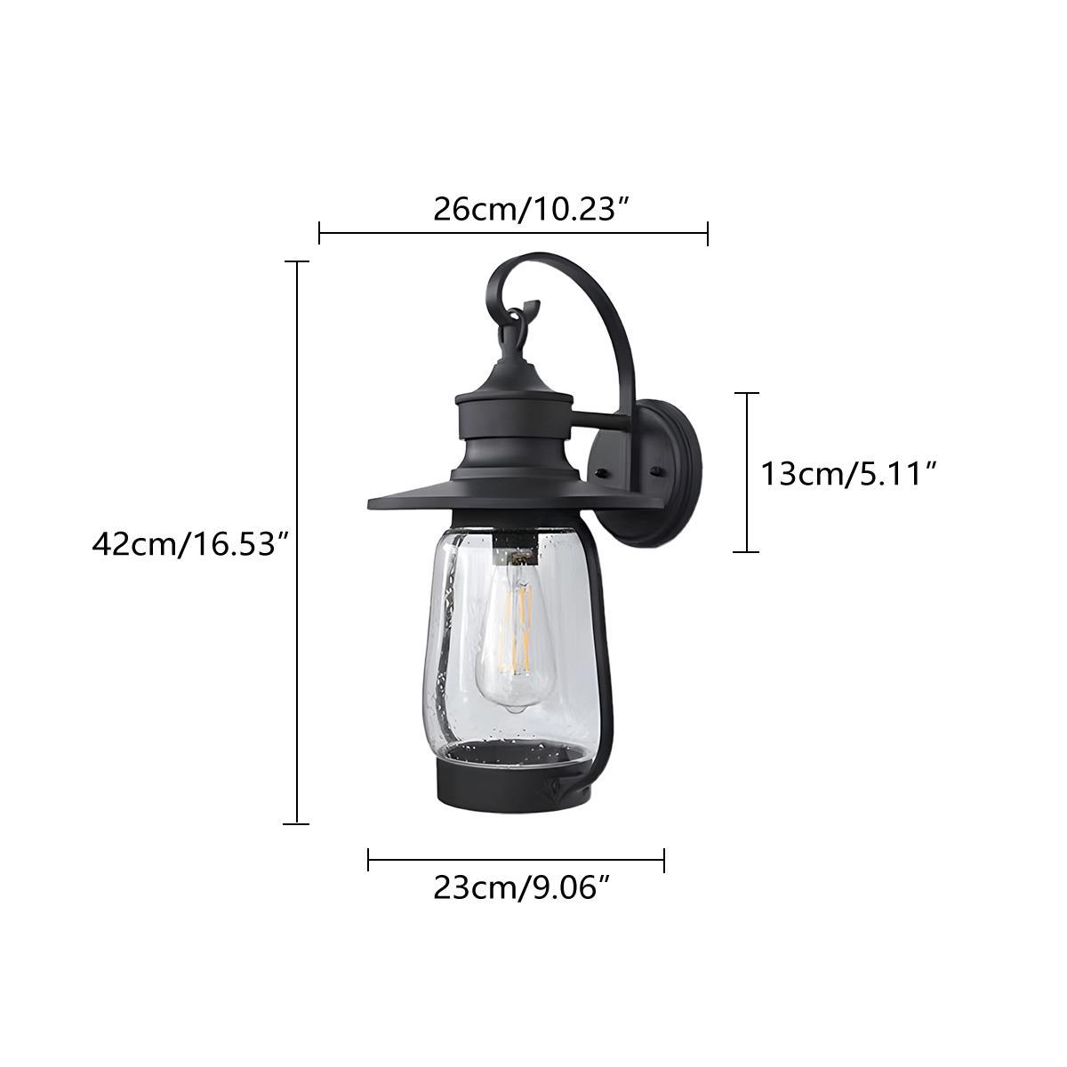 Dimmable Rustic Outdoor Wall Sconce - Pulens