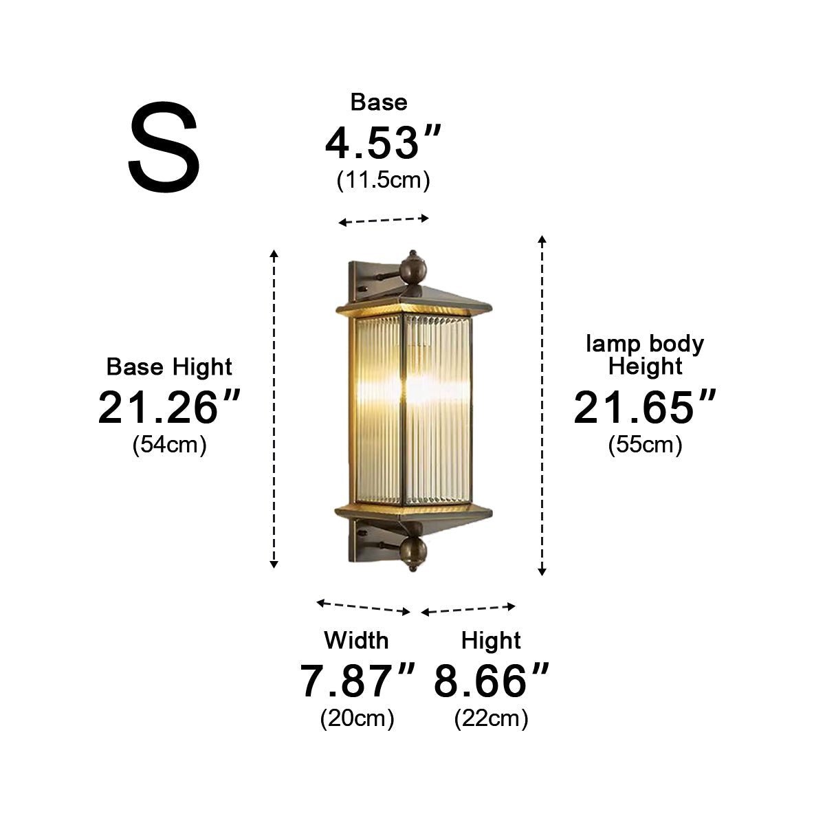 Dimmable Copper Outdoor Wall Lights - Pulens