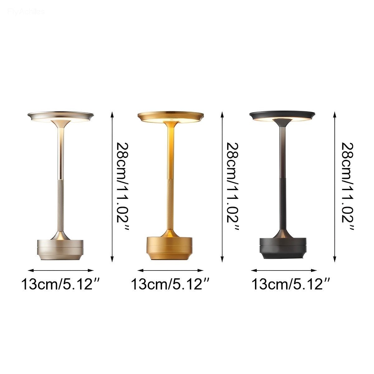 Modern Dimmable Floating Dish LED Table Lamp - Pulens