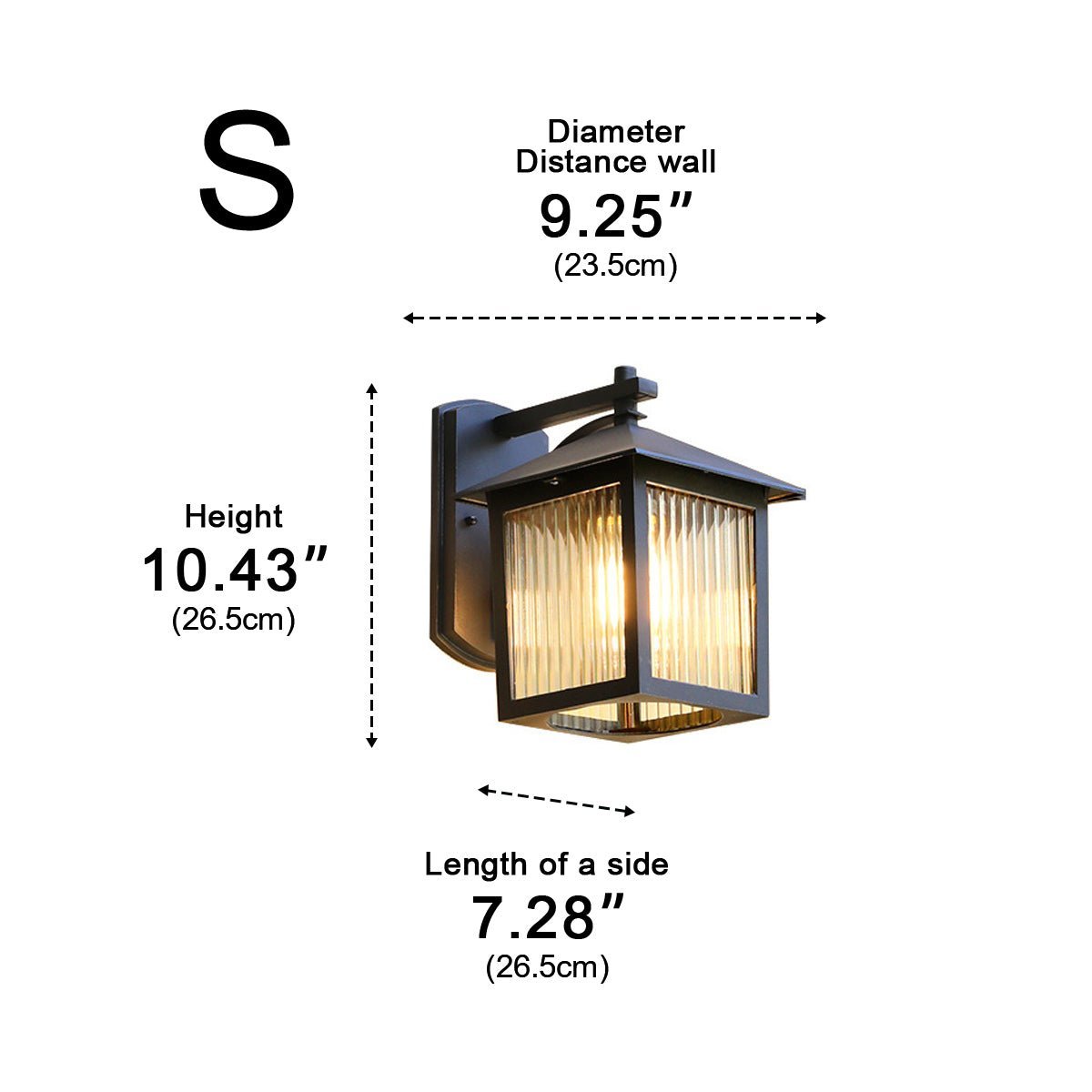 Dimmable Farmhouse Outdoor Wall Light - Pulens