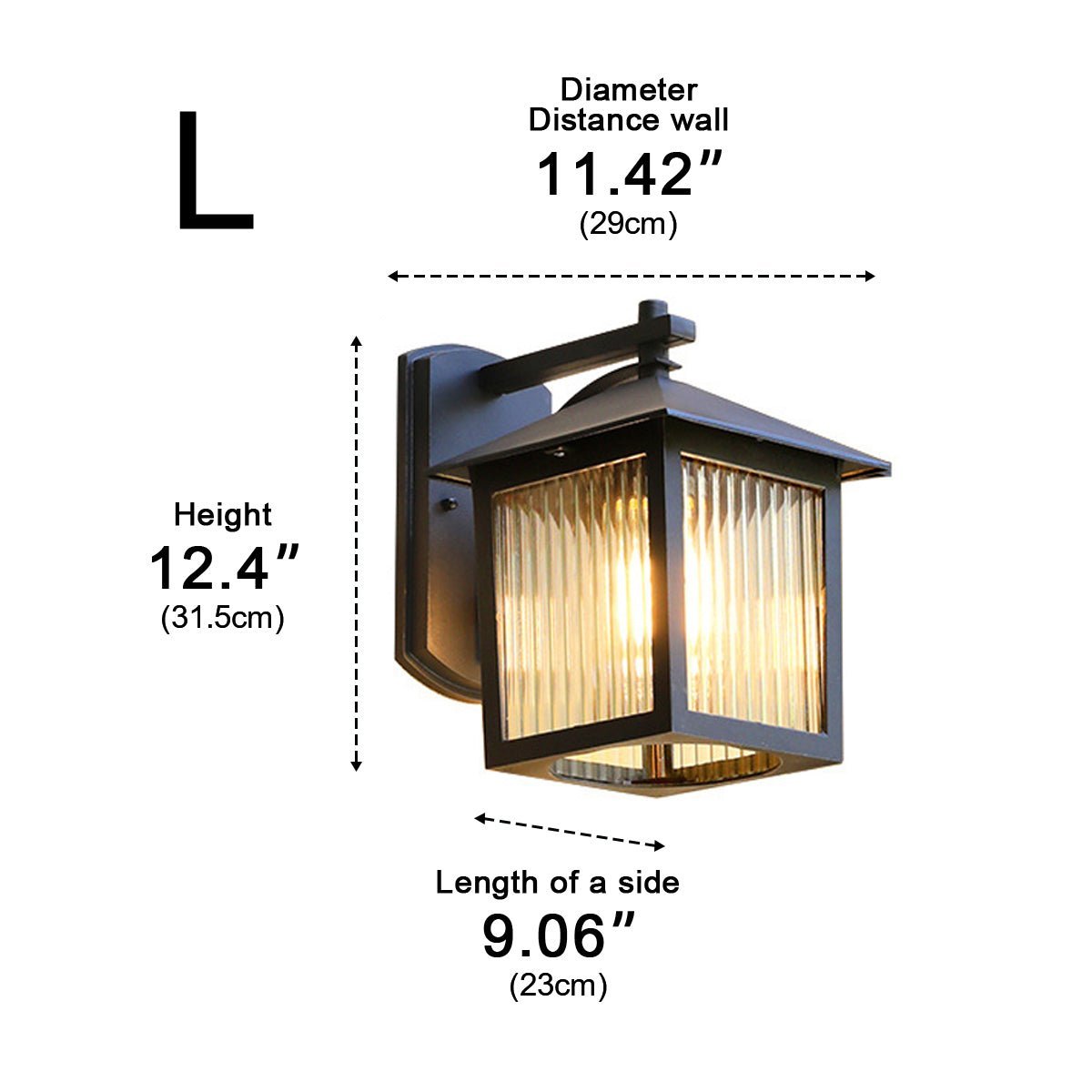 Dimmable Farmhouse Outdoor Wall Light - Pulens