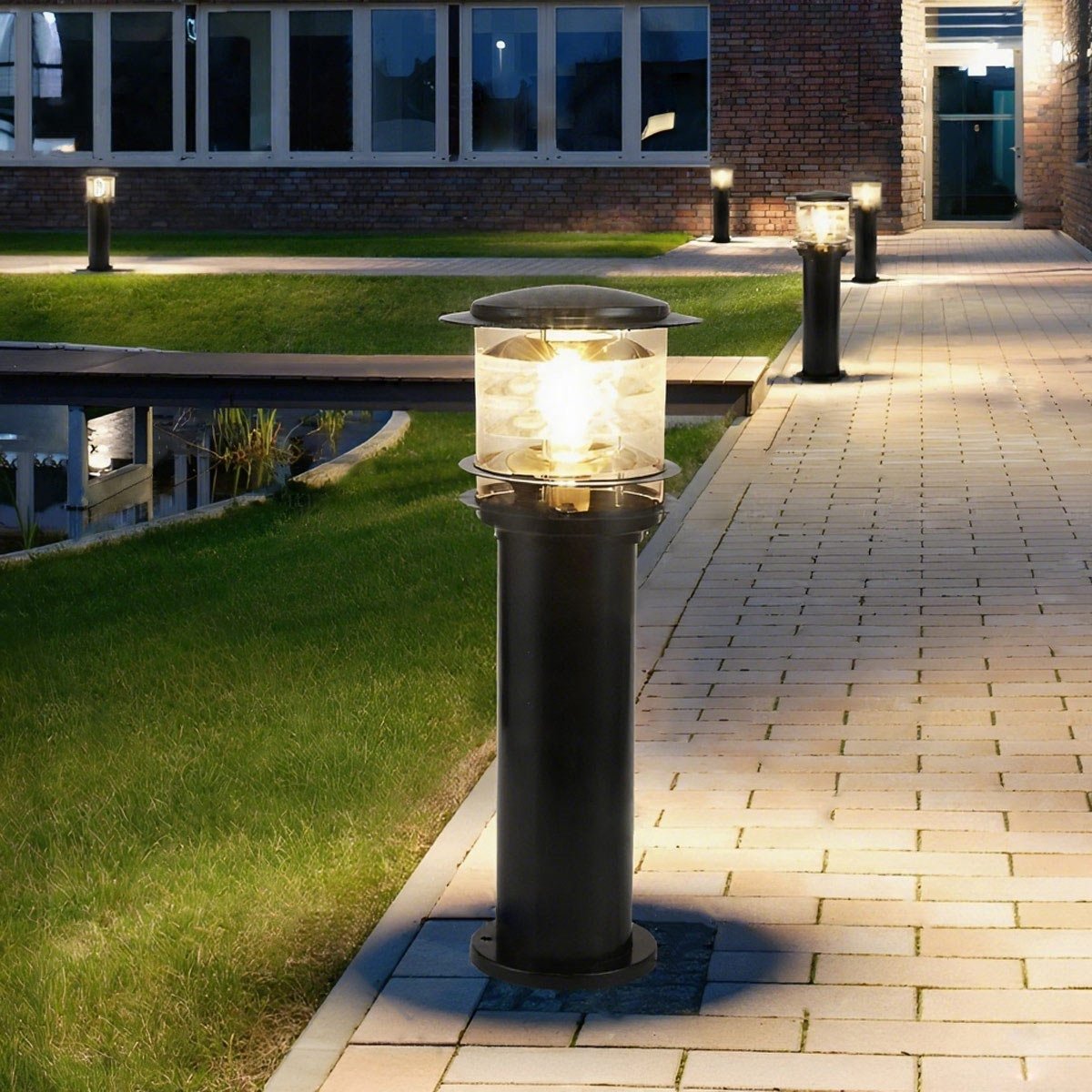 Waterproof Pagoda LED Outdoor Bollard Path Light - Pulens