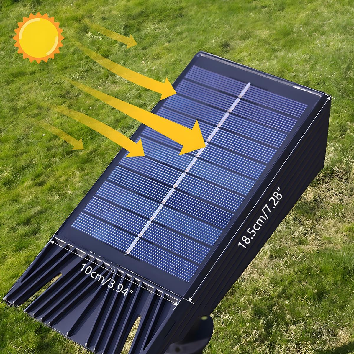 Waterproof Circular Beam LED Solar Spot Light Landscape Lighting - Pulens