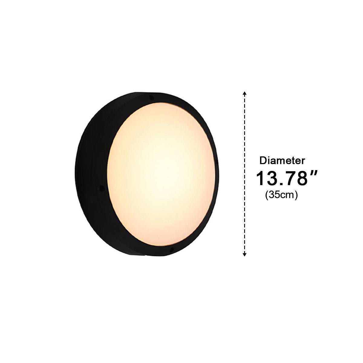 Waterproof Modern Round Outdoor Wall Light