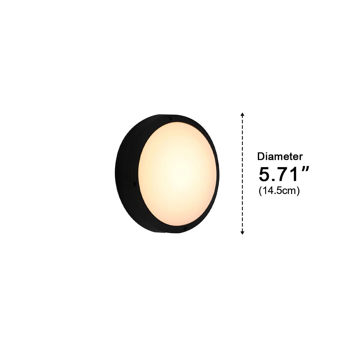 Waterproof Modern Round Outdoor Wall Light